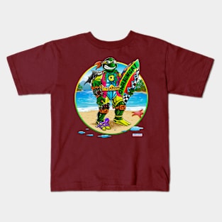 Mike the sewer surfer Kids T-Shirt